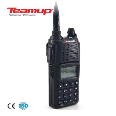 Teamup Handheld police 5W walkie talkie radio for sale