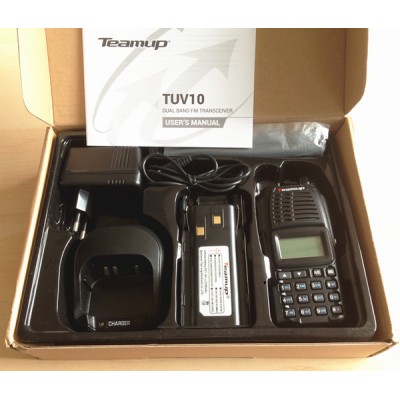 Teamup Dual-band full-duplex walkie talkie with 5W Power