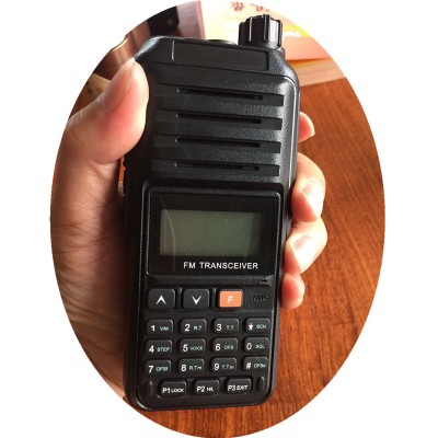 Teamup 10W handheld portable transceiver vhf uhf 350mhz radio walkie talkie with high security