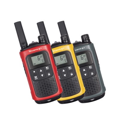 Fashion housing dry battery style  UHF PMR446 radio with colors shields for option